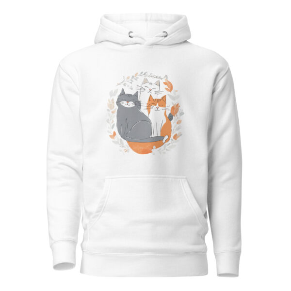 Cat Trio Unisex Hoodie - Image 6